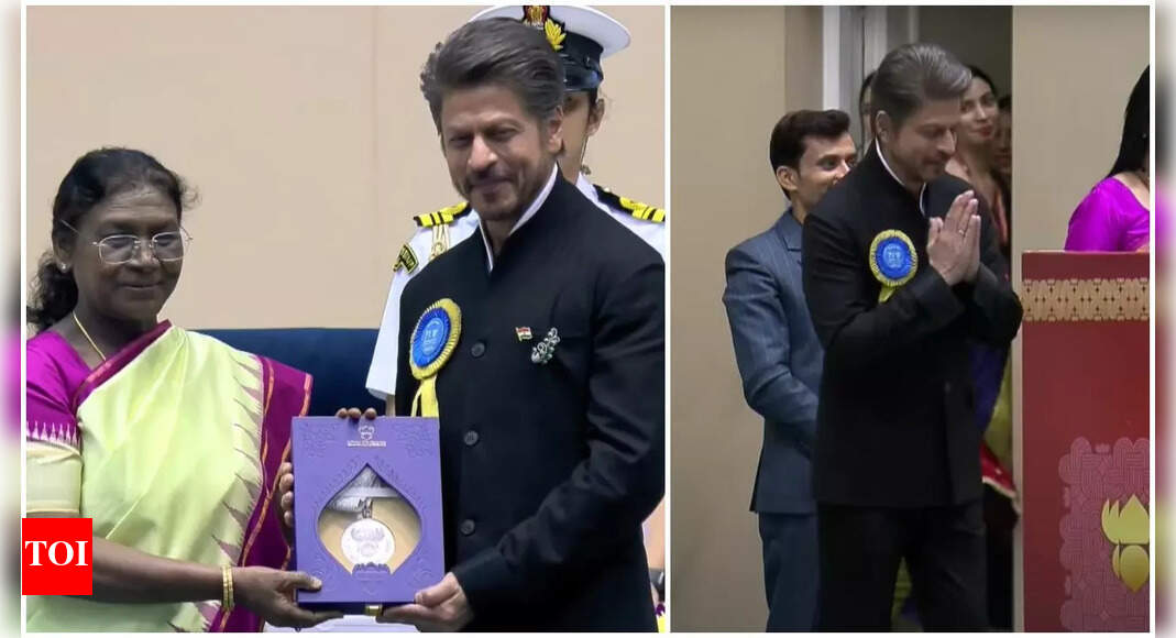 Shah Rukh Khan achieves his LONG-AWAITED MILESTONE as he receives the Best Actor honor at the 71st National Film Awards for 'Jawan'