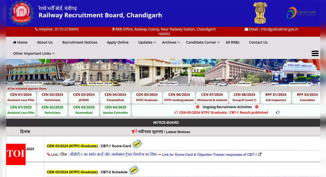 RRB NTPC 2025 notification for 8875 posts out: Check eligibility, dates, and selection process