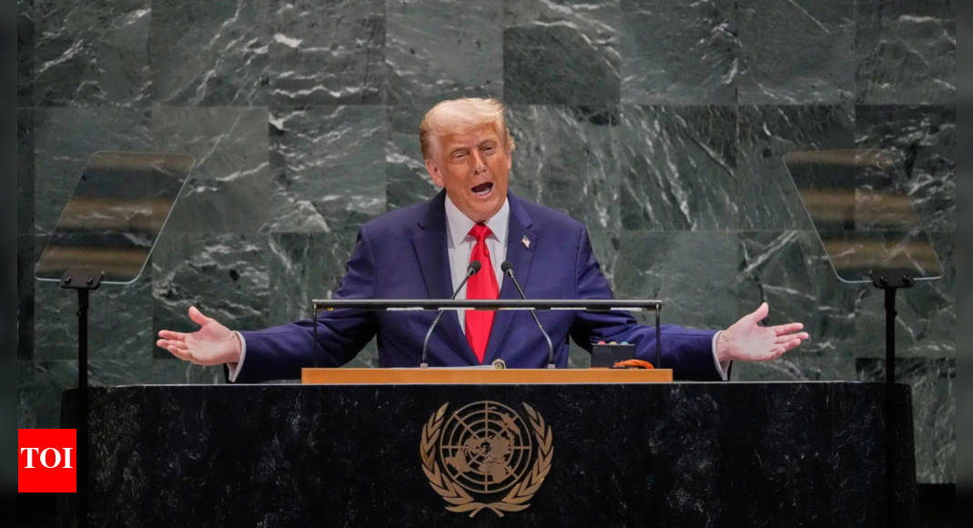 'India, China funding Russia's war': Trump repeats big charge at UNGA meet - Top quotes