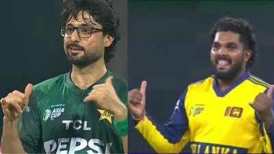 Abrar Ahmed mocks Sri Lanka's Wanindu Hasaranga with 'unique' celebration - watch