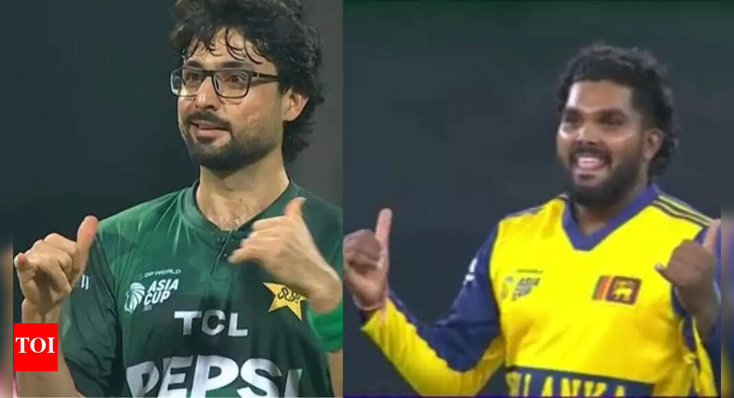 Abrar Ahmed mocks Sri Lanka's Hasaranga with 'unique' celebration - watch