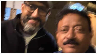 Ram Gopal Varma shares a pic with Abhishek Bachchan; sparks speculation about new 'Sarkar' film