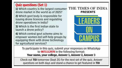 At Leaders on Campus session in Bengaluru, explore career opportunities in drone tech
