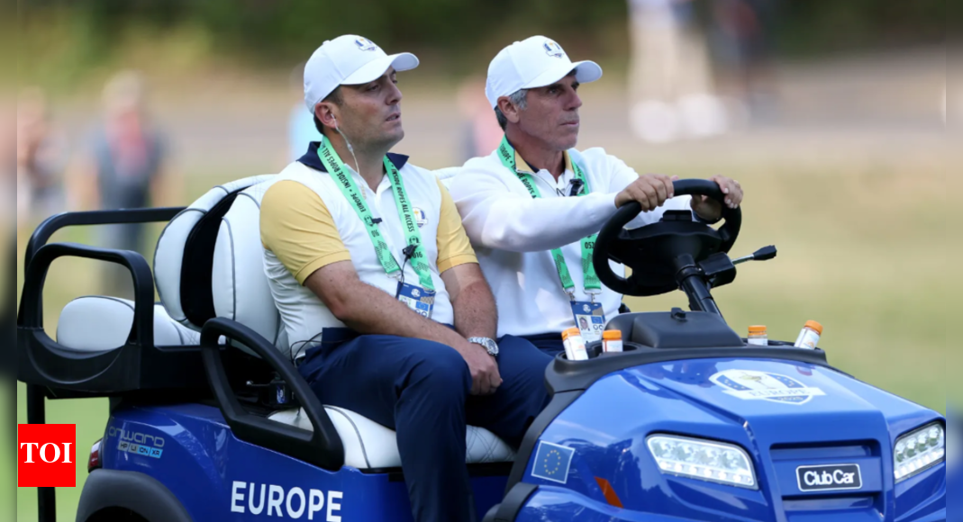 Italian football legend Gianfranco Zola surprises fans with Ryder Cup buggy driver role