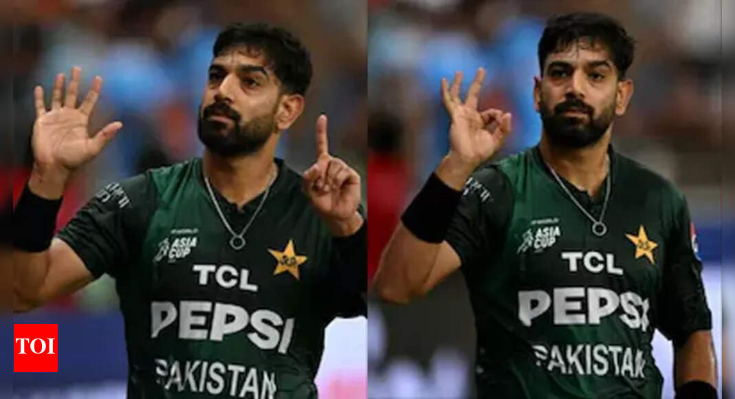 After Haris Rauf, Faheem Ashraf also caught making '6-0' gesture - Watch