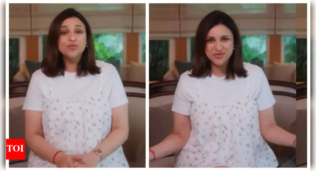 Parineeti flaunts baby bump, shows off radiant pregnancy glow