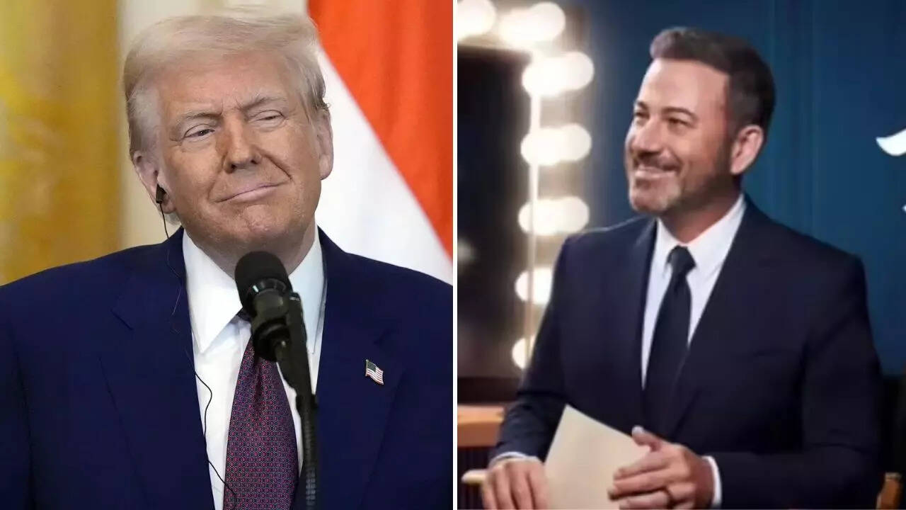 Let Jimmy Kimmel rot in his bad ratings': Trump questions ABC's decision to  bring him back - calls host 'democrat garbage' - The Times of India