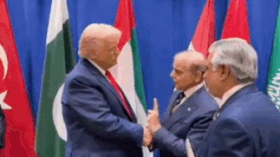 US President Trump meets Shehbaz Sharif in NYC; holds talks with Arab world leaders – Watch