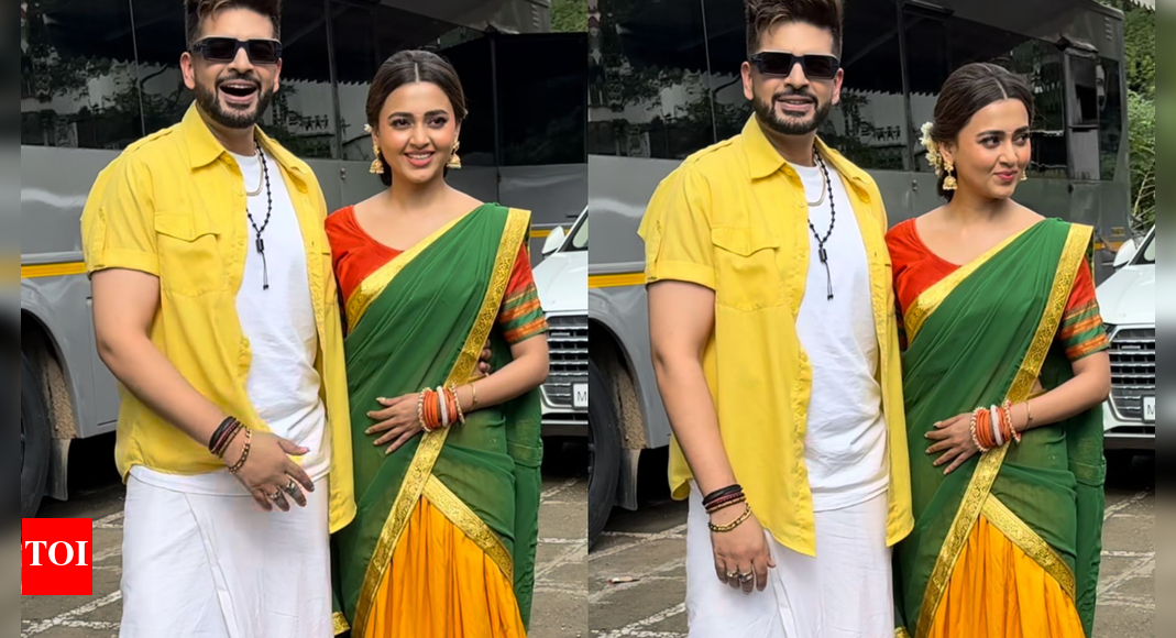 Pati Patni Aur Panga: Karan Kundrra and Tejasswi Prakash join Avika Gor and Milind Chandwani’s grand wedding celebration