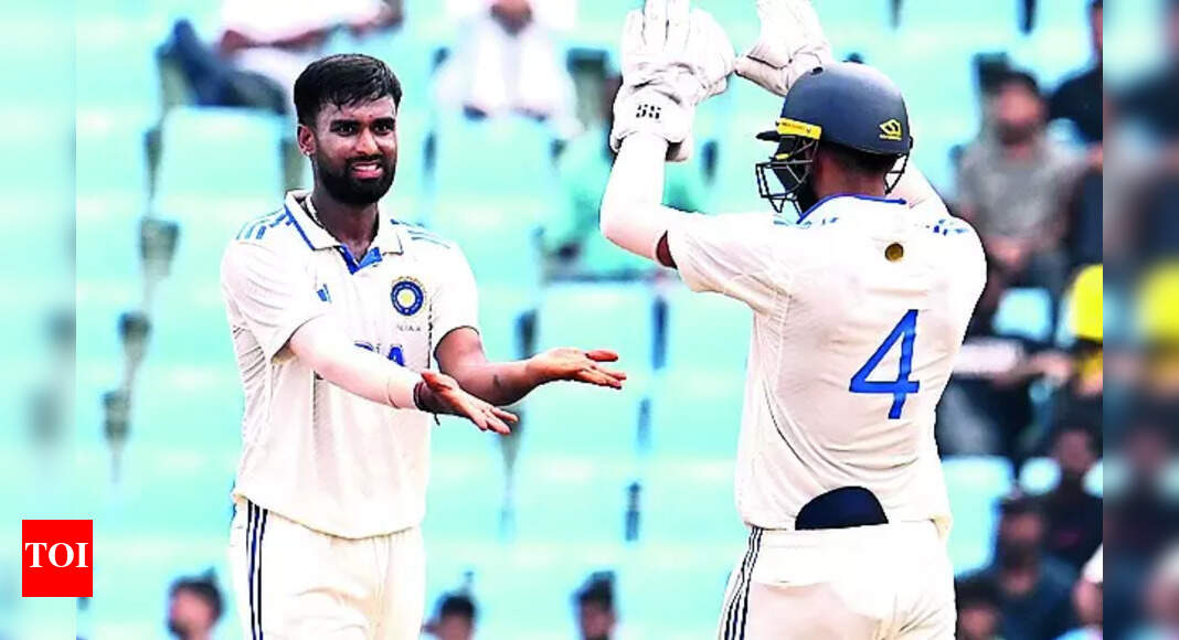 India A vs Australia A: Manav Suthar shines with 5/93 on first day