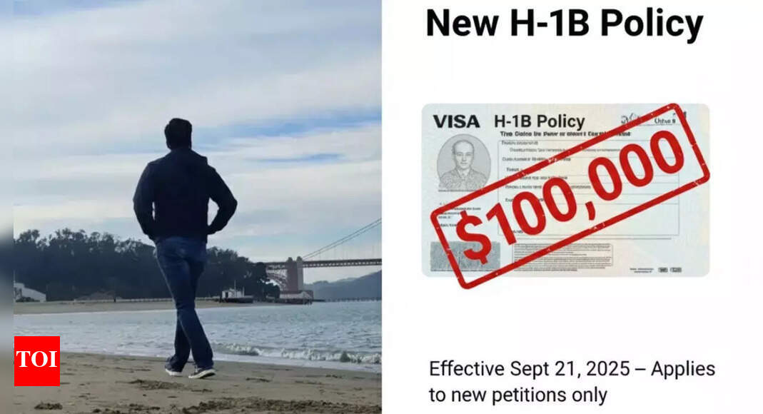 Indian techie's relocation post to US goes viral as Donald Trump sets $100,000 one-time fee for new H-1B petitions