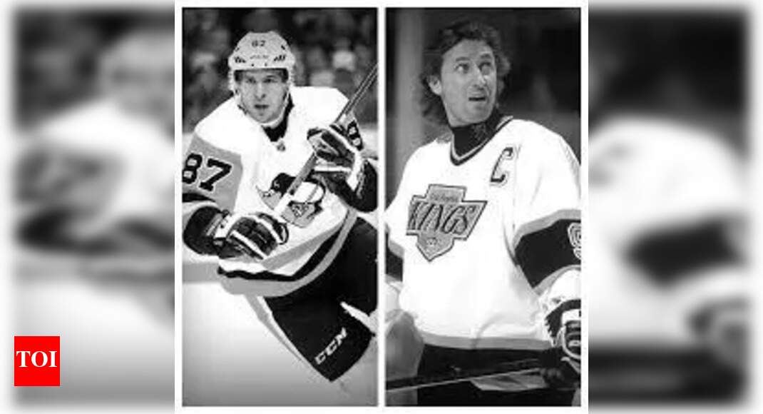 Shocking similarities Sidney Crosby of the Pittsburgh Penguins and Wayne Gretzky share