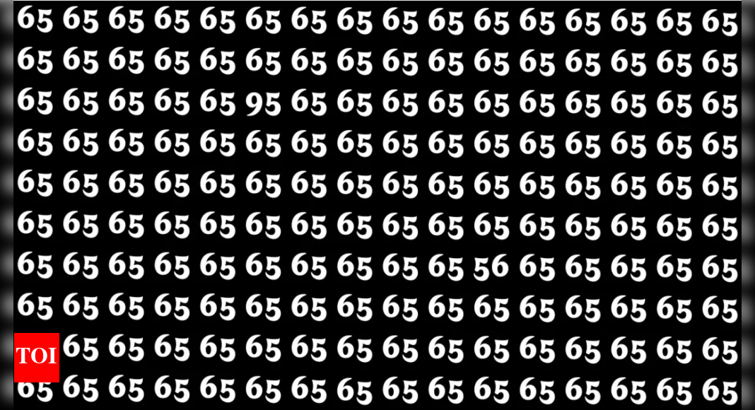Test your skills: Only a person who is excellent with numbers can spot '95' within 13 seconds