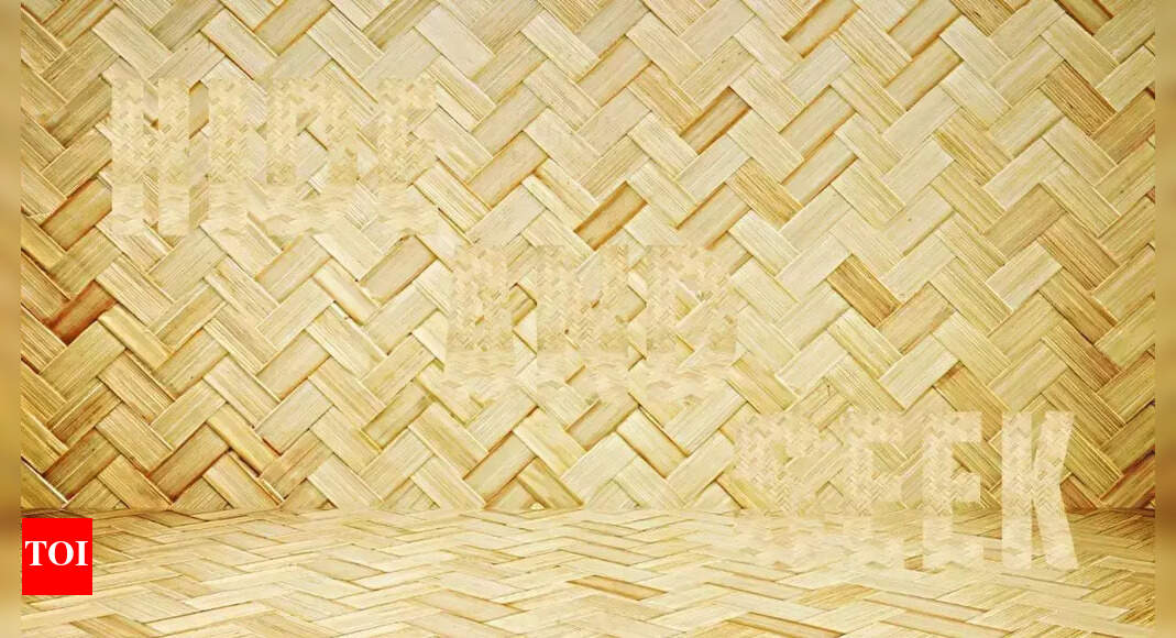 Optical illusion: Can you beat the clock? Find the concealed words in a plain bamboo wall in 7 seconds! | – The Times of India