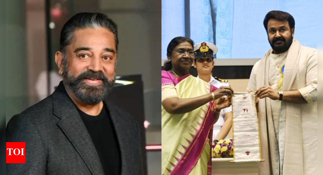 National Film Awards: Kamal Haasan celebrates Mohanlal's Dadasaheb Phalke Award win; writes, 'richly deserved recognition'