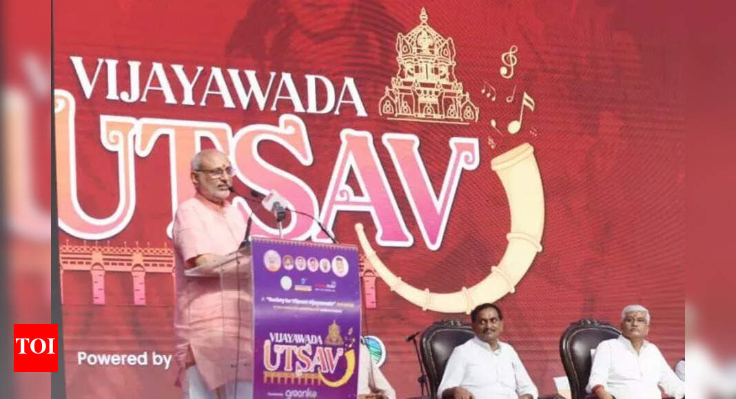 Vice President CP Radhakrishnan, Union minister attend Vijayawada Utsav