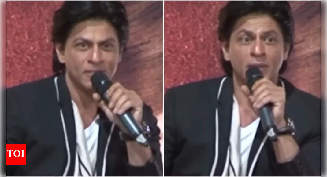 When Shah Rukh Khan asked reporter to STAND UP after latter said, 'Mazakbaazi bohot hogayi' during press conference of his film