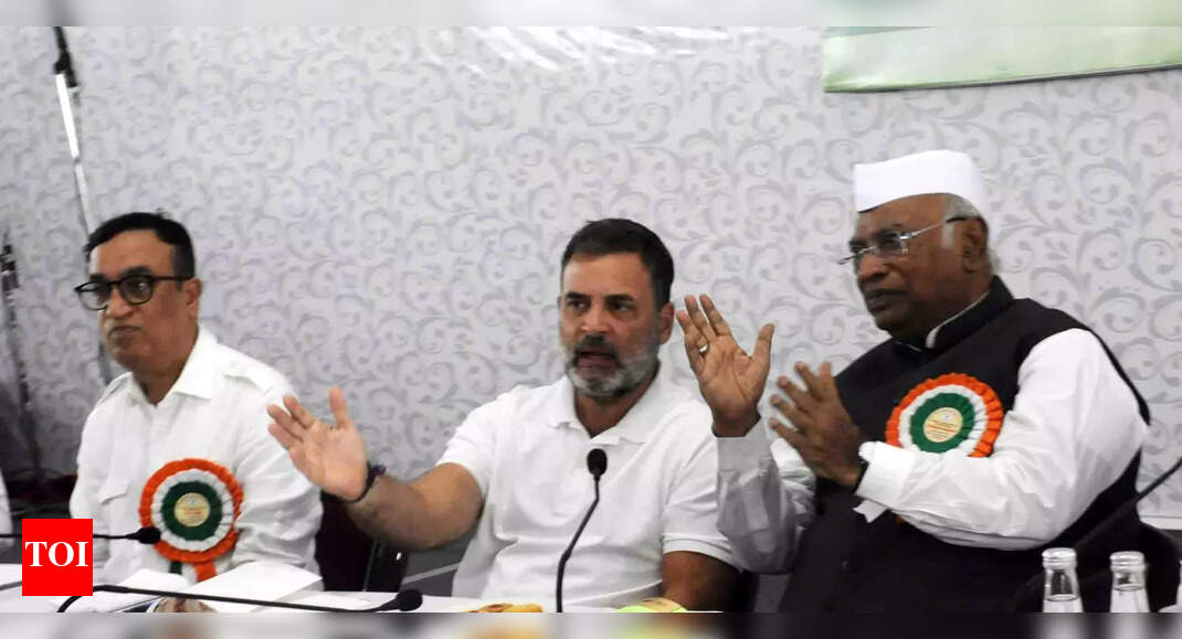 NDA takes swipe at Congress for holding CWC meet in Patna