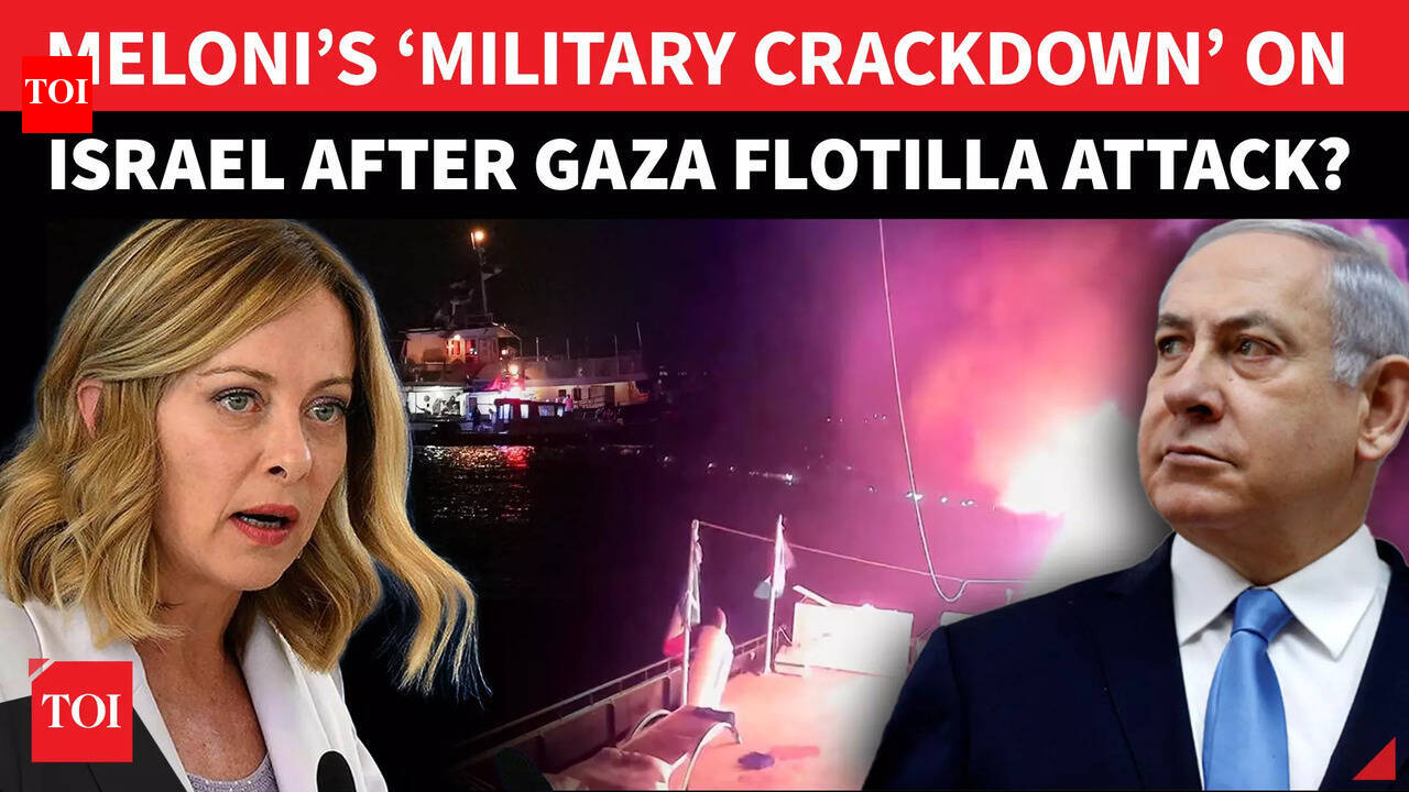 Italy DEPLOYS Naval Frigate After Suspected Israeli Drones Hit Greta ...