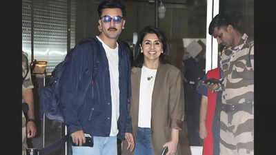 Ranbir Kapoor makes a stylish appearance with mom Neetu Kapoor, while Alia Bhatt dazzles in Milan - See photos