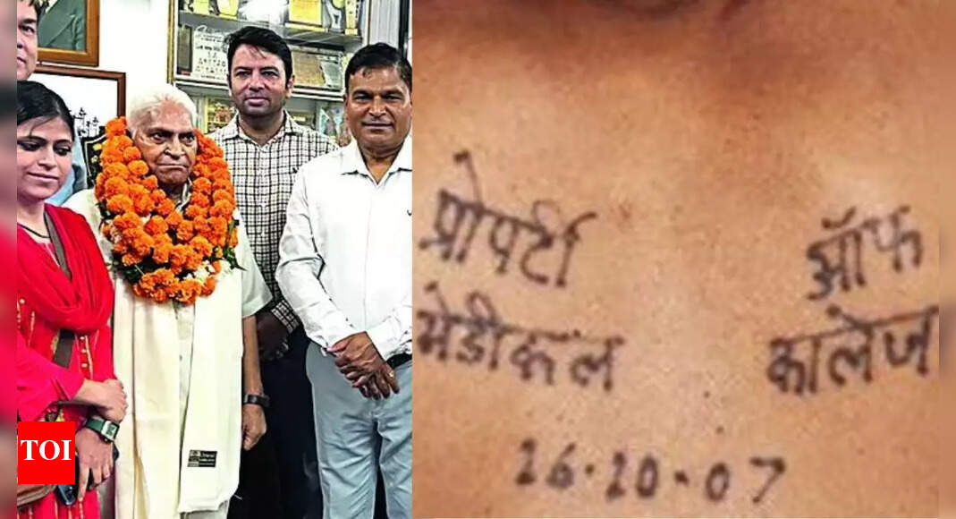 Bhopal man pledges body to medical science with a Ghajini-like tattoo wish on his back