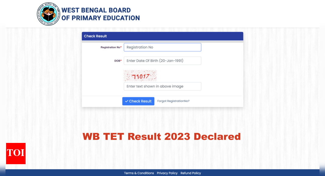WB TET result for 2023 session released at wbbpe.wb.gov.in: Only 2.47% pass, check direct link here