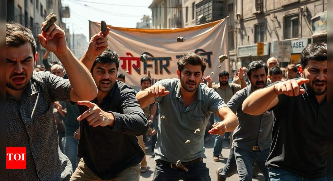 Karnataka: Stone-pelting over flex banner; situation now peaceful, 21 arrested