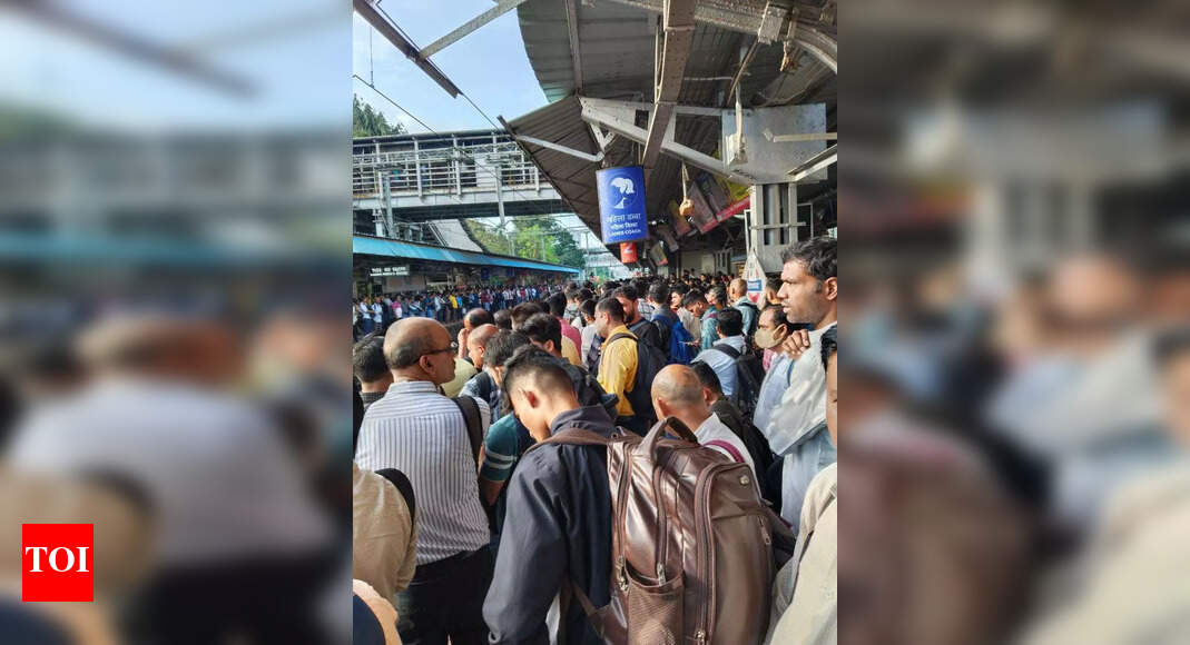Kalyan–Kasara trains hit by extended block near Khadavli; office-goers face chaos
