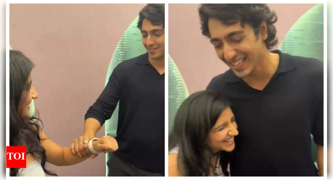 'Had my 'We love you, Krish Kapoor' moment': Ahaan Panday recreates romantic Saiyaara scene with a female fan - WATCH