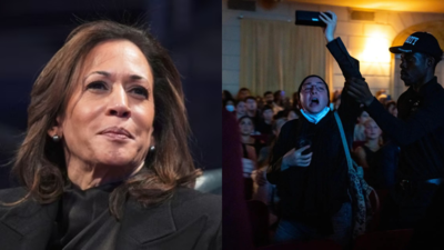 'Trump has given blank cheque to Netanyahu': Harris condemns Israel’s war; faces protesters on first night of book tour
