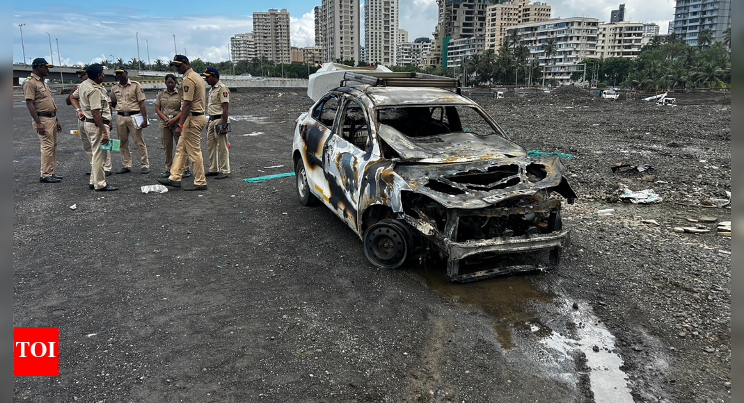 Fire in Mumbai coastal road tunnel: Swift Dzire blaze chokes stretch; traffic thrown out of gear