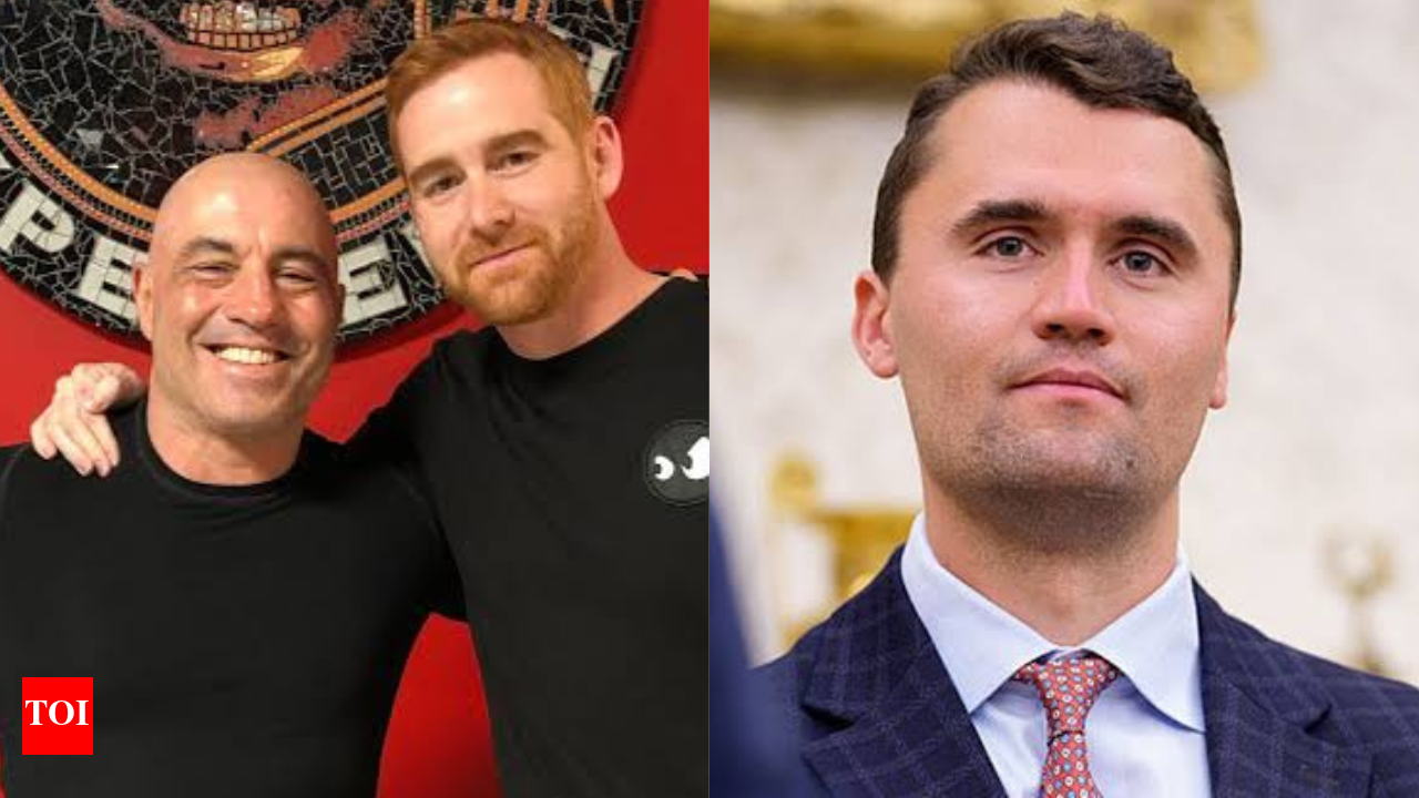 Joe Rogan and Andrew Santino raise haunting questions over strange  coincidences in Charlie Kirk shooting | International Sports News - The  Times of India
