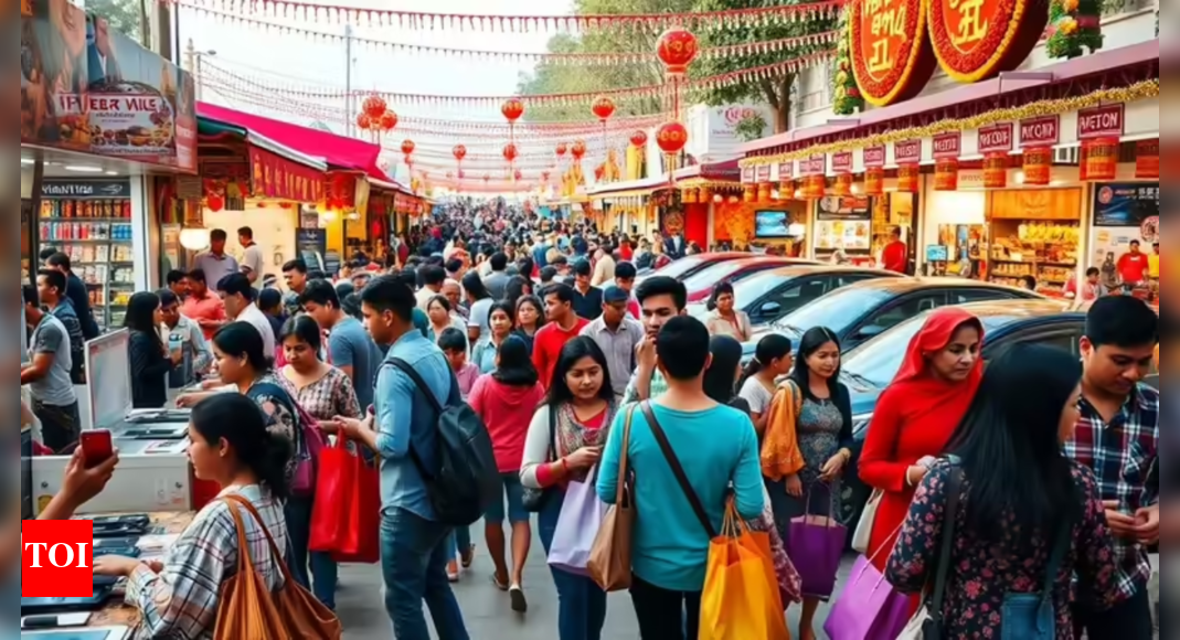 Navratri, GST cuts spark festive shopping boom: Digital transactions jump to Rs 11 lakh crore; see near 10-fold surge – The Times of India