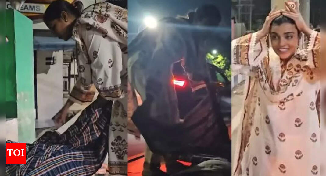 Aishwarya Rajesh spreads warmth, Donates blankets to the homeless people in Chennai, Video goes viral