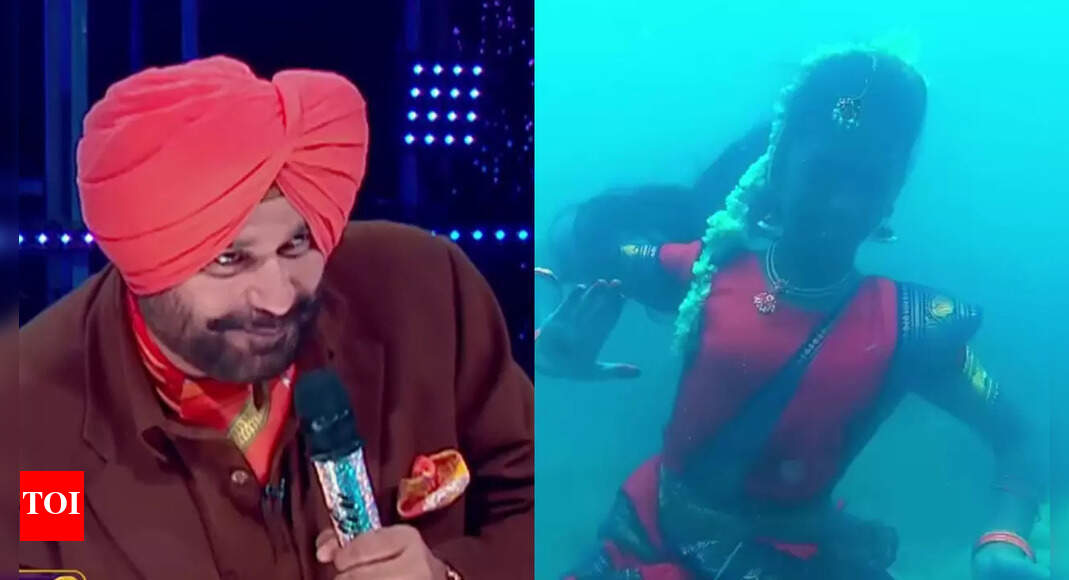 India’s Got Talent: Navjot Singh Sidhu is stunned by contestant Tharagai’s Ajab Underwater Act in the Indian Ocean