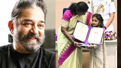 Marathi film 'Naal' child actor Treesha Thosar breaks Kamal Haasan's record: 'Thug Life' actor congratulates 4-year-old, Welcomes the record-breaker