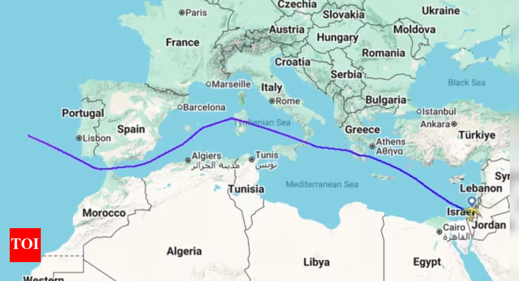 Odd flight path: Israeli PM Netanyahu’s plane skirts Europe, takes long Atlantic route; here’s why