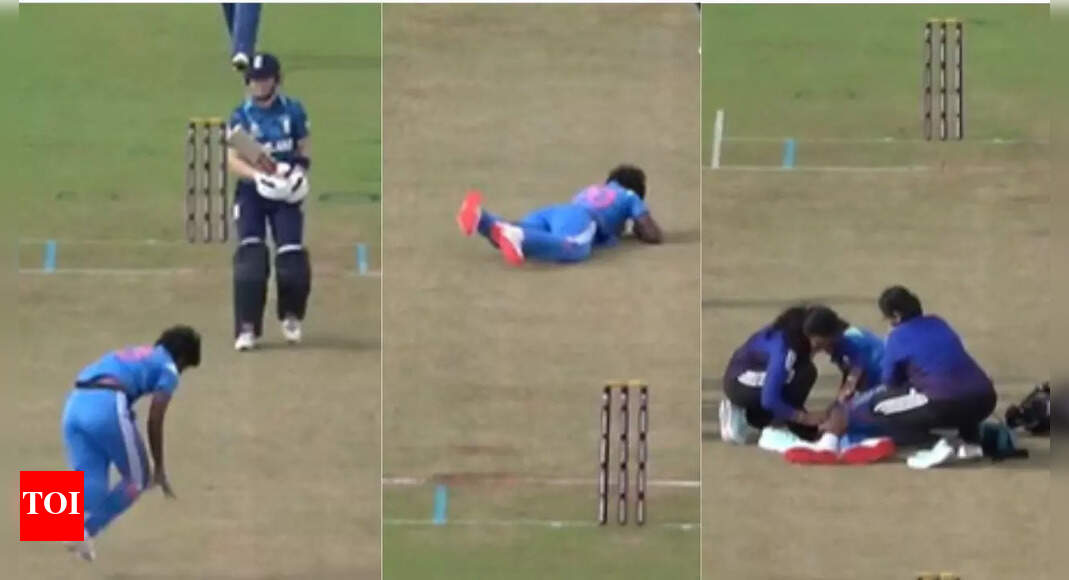 Massive blow! India pacer suffers freak injury; doubt for women's ODI WC