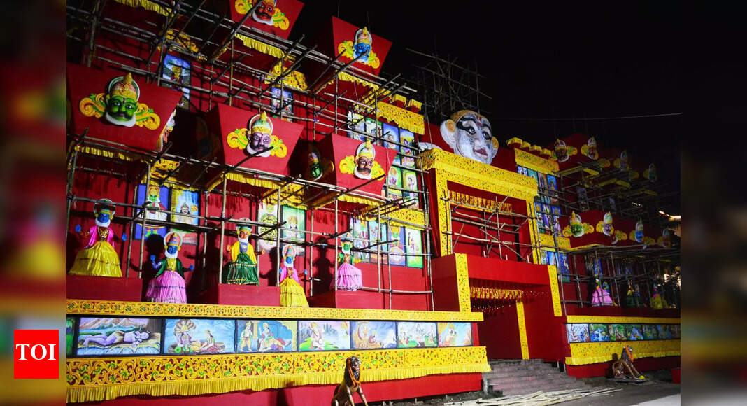 Kathakali-theme pandal to wow visitors at Nayapalli