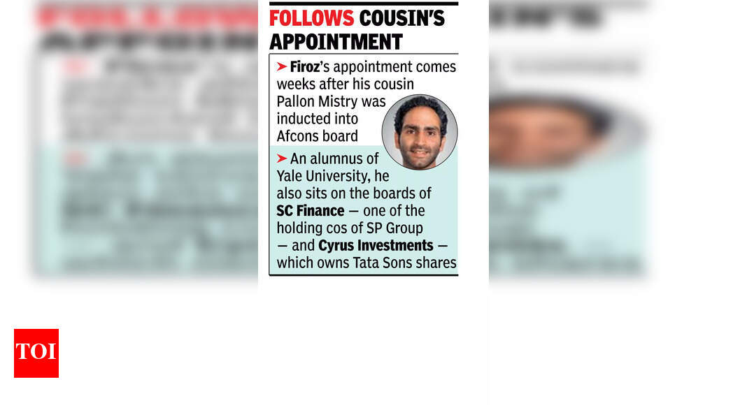 Cyrus Mistry's son Firoz joins Afcons board