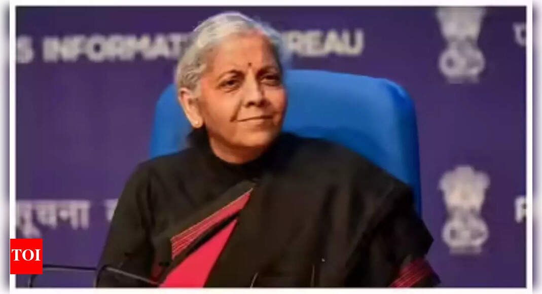 Step up lending for public infra, MSMEs: FM Sitharaman to banks – The Times of India