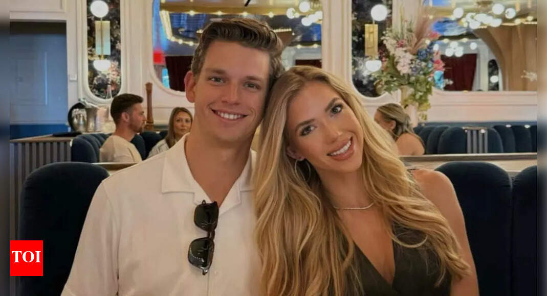 Chiefs heiress Gracie Hunt turns heads in $1,629 Dolce & Gabbana dress during NYC date night with Derek Green