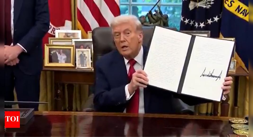 US President Donald Trump signs executive order approving $14 billion TikTok deal