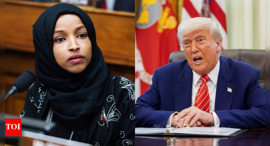 <div>Donald Trump takes dig at Ilhan Omar: 'I asked Somali president to take her back, he refused'</div>