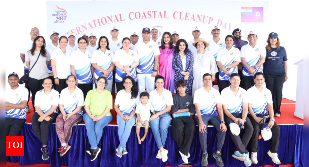 Indian Coast Guard holds coastal clean-up drive in Mumbai