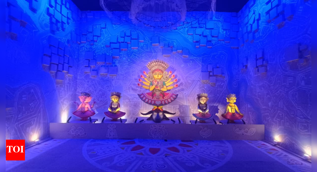 Kolkata Durga Puja evokes Adi Ganga’s lost glory; ‘Parapar’ theme reimagines river, faith & life
