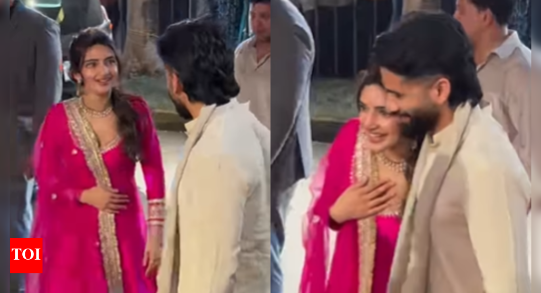 Sreeleela meets Naga Chaitanya: Video of their sweet interaction goes viral; fans react