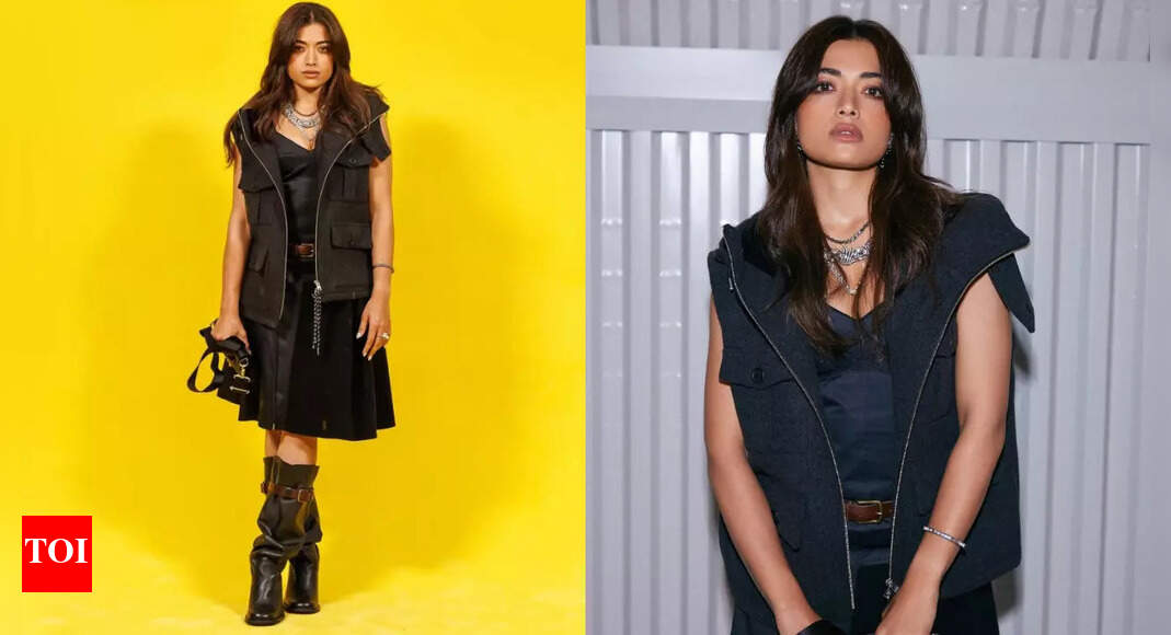 Diamonds, leather boots, and Milan: Rashmika Mandanna’s ultimate fashion moment