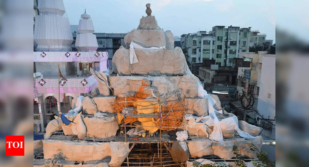 Khajpura pandal to bring Kailash Parvat alive in dazzling Durga Puja spectacle