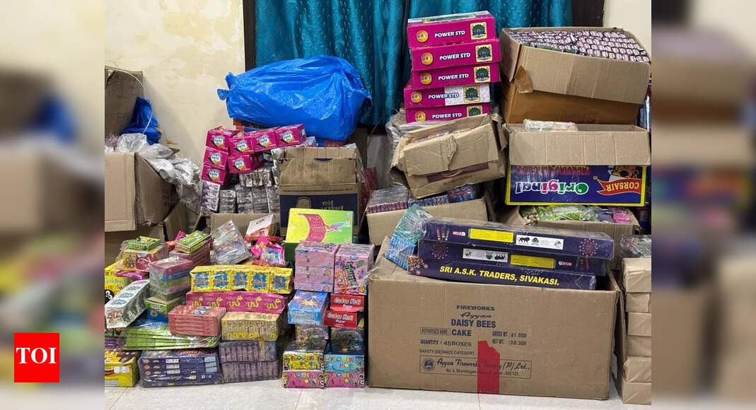 Police seize over Rs 4 crore in illegal firecrackers in Odisha ahead of Durga Puja and Diwali